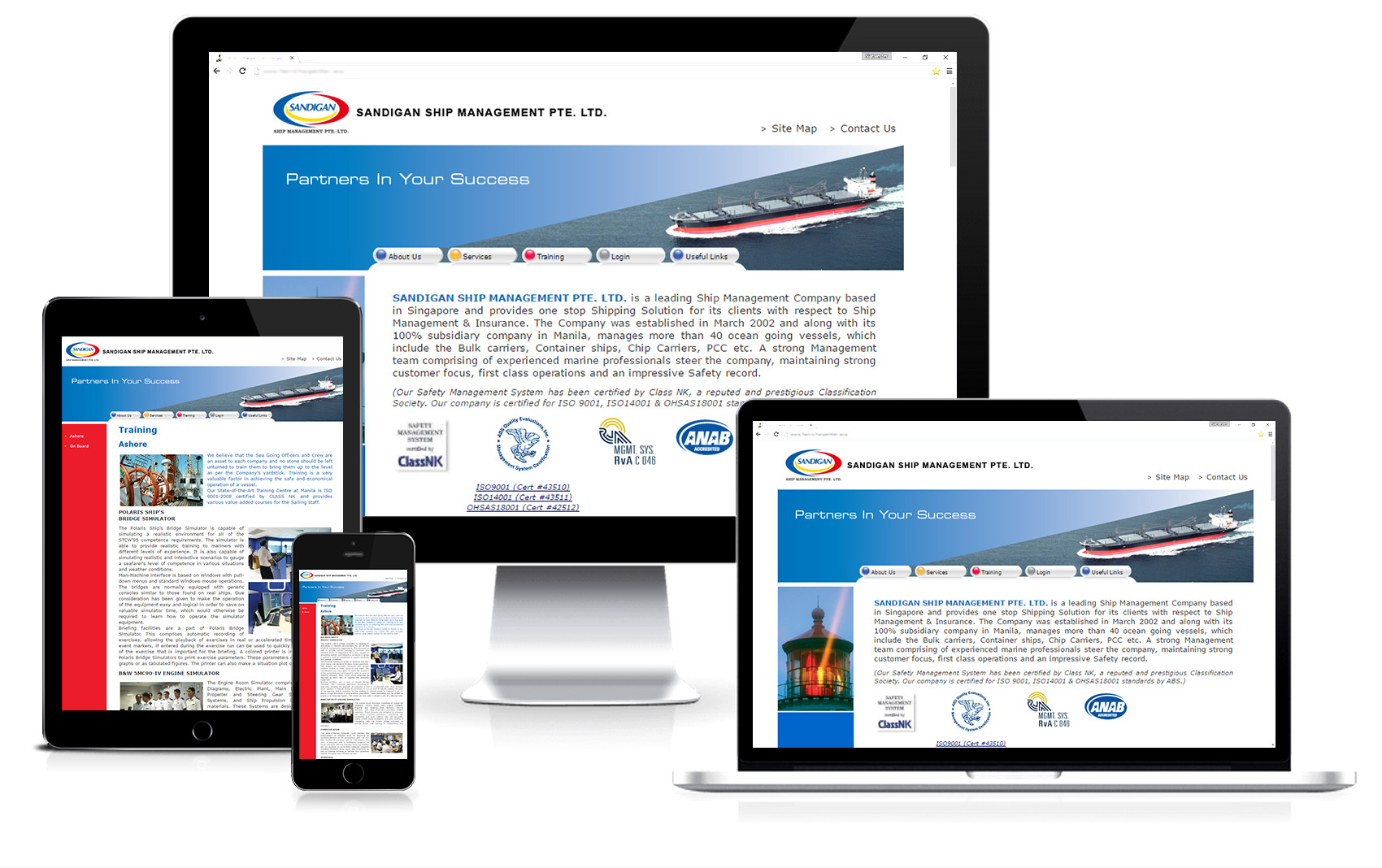 SANDIGAN SHIP MANAGEMENT PTE. LTD. SANDIGAN SHIP MANAGEMENT